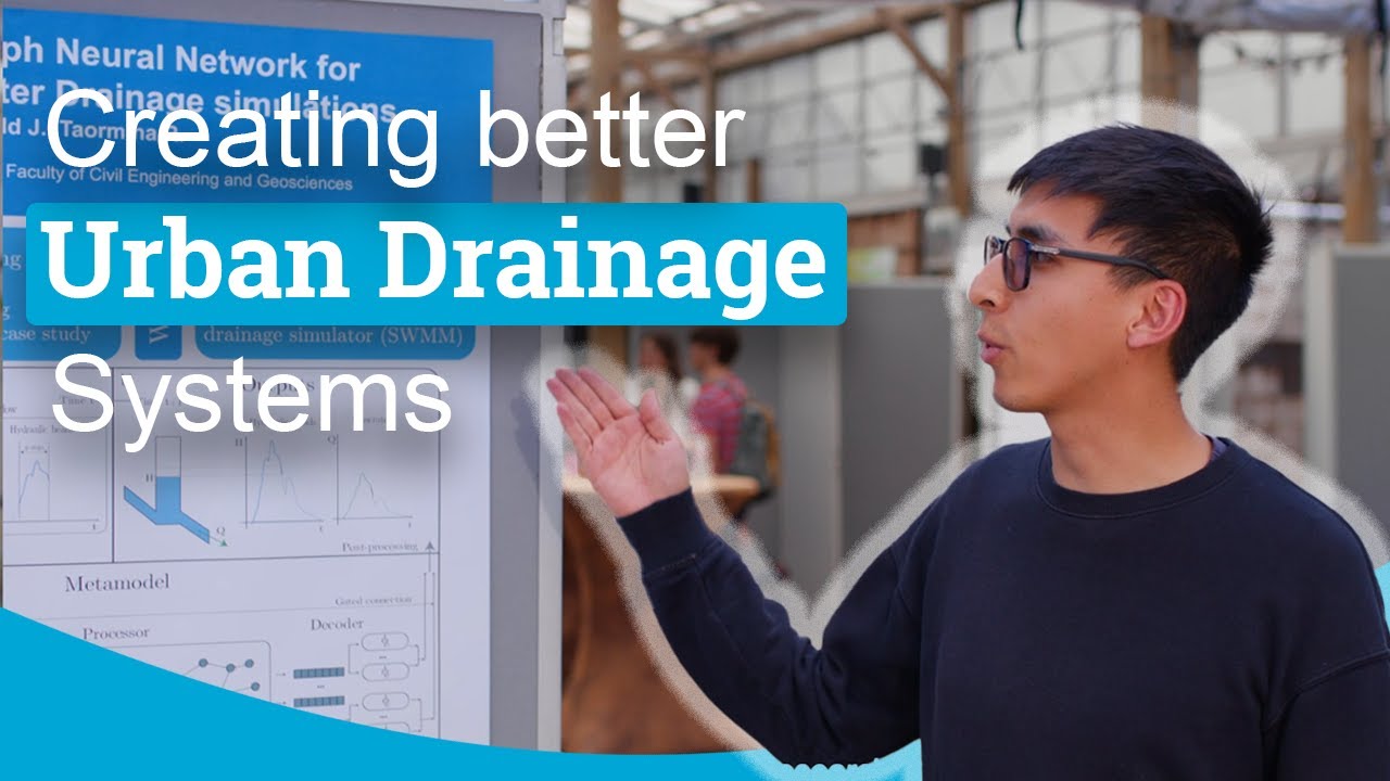 TUDelft_AI's tweet card. Research on Emulating Stormwater Drainage Simulations | Pursuing a...