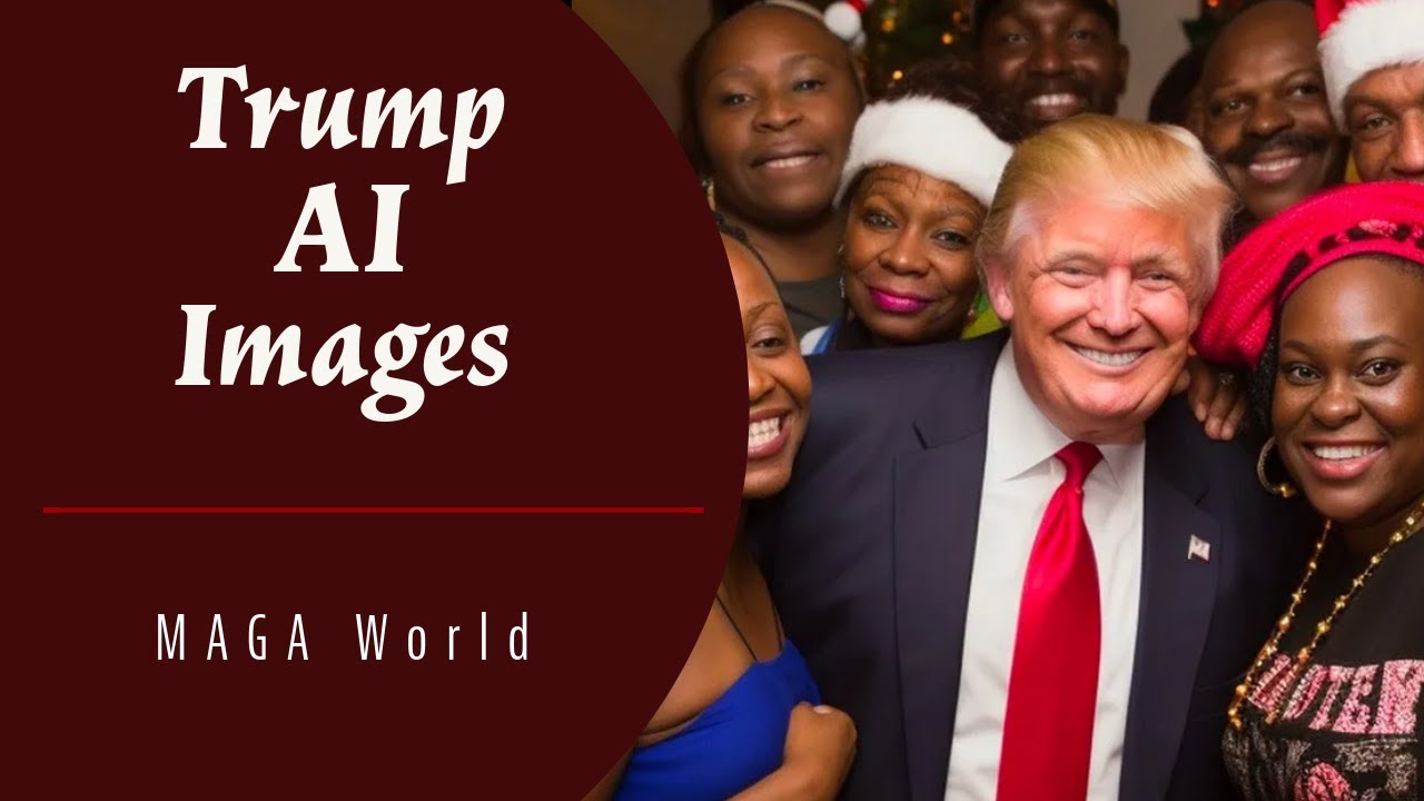 HelpAnimals14's tweet card. MAGA Using AI to Fake Images of Trump