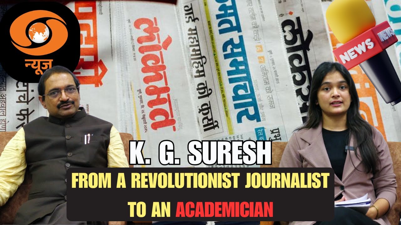 kg_suresh's tweet card. Prof. K.G. Suresh's Untold Journey as a Trailblazing Journalism...