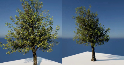 jsabbottcreates's tweet card. Justin Davis adds more to his Interactive Foliage Physics plug-in.