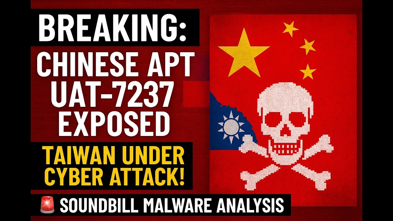 Cyber_and_Tech's tweet card. BREAKING: Chinese APT UAT-7237 EXPOSED - Taiwan Under Cyber Attack!...