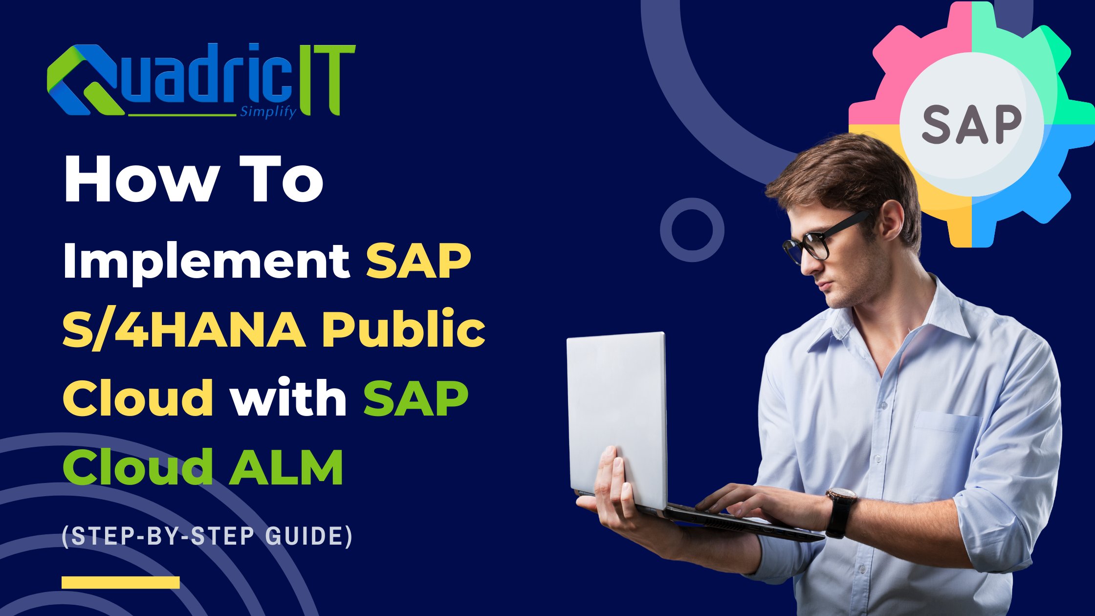 QuadricIt's tweet card. Dive into our latest blog post for expert insights on implementing SAP S/4HANA Public Cloud using SAP Cloud ALM. Perfect for project managers and IT professionals.