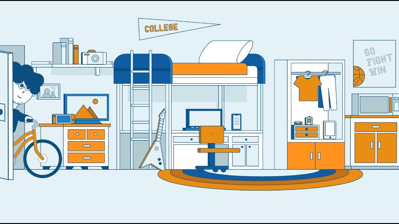 NSSI_Insurance's tweet card. Dorm Room Disaster? Protect Your Stuff with Personal Property...