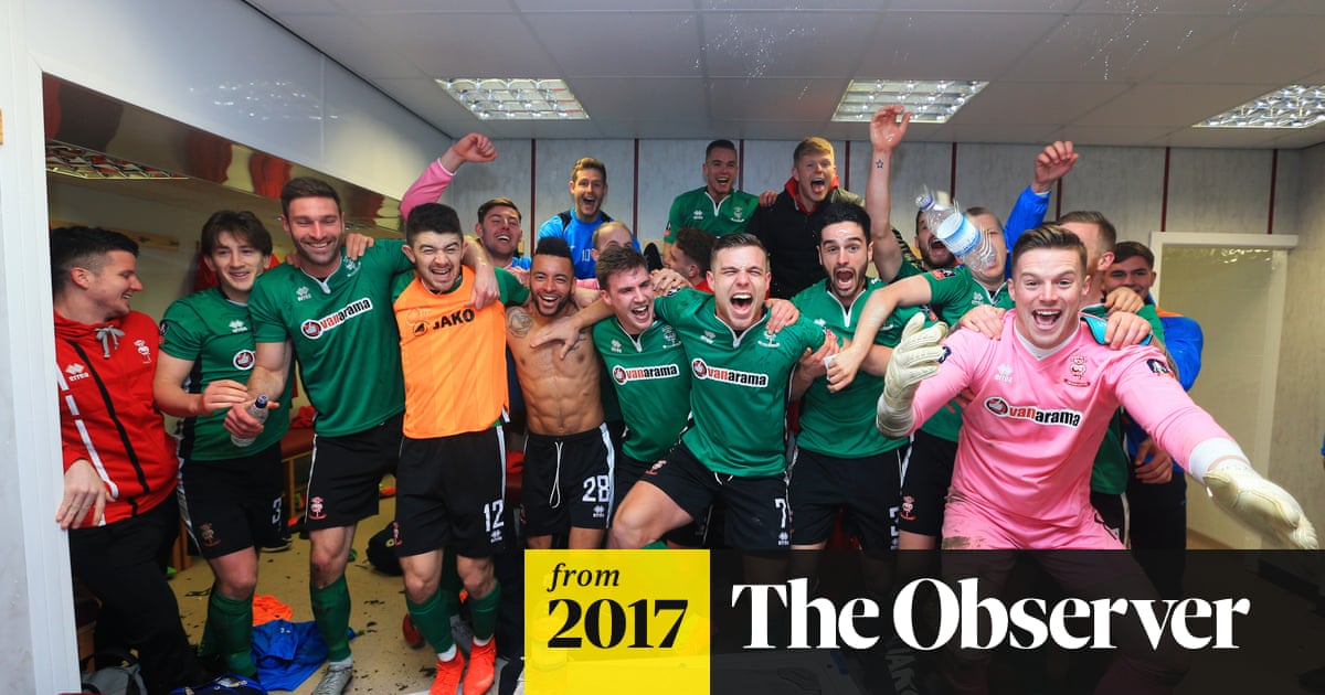 ezytrac's tweet card. Sean Raggett scored in the 89th minute against Burnley to secure a shock FA Cup victory for Lincoln City