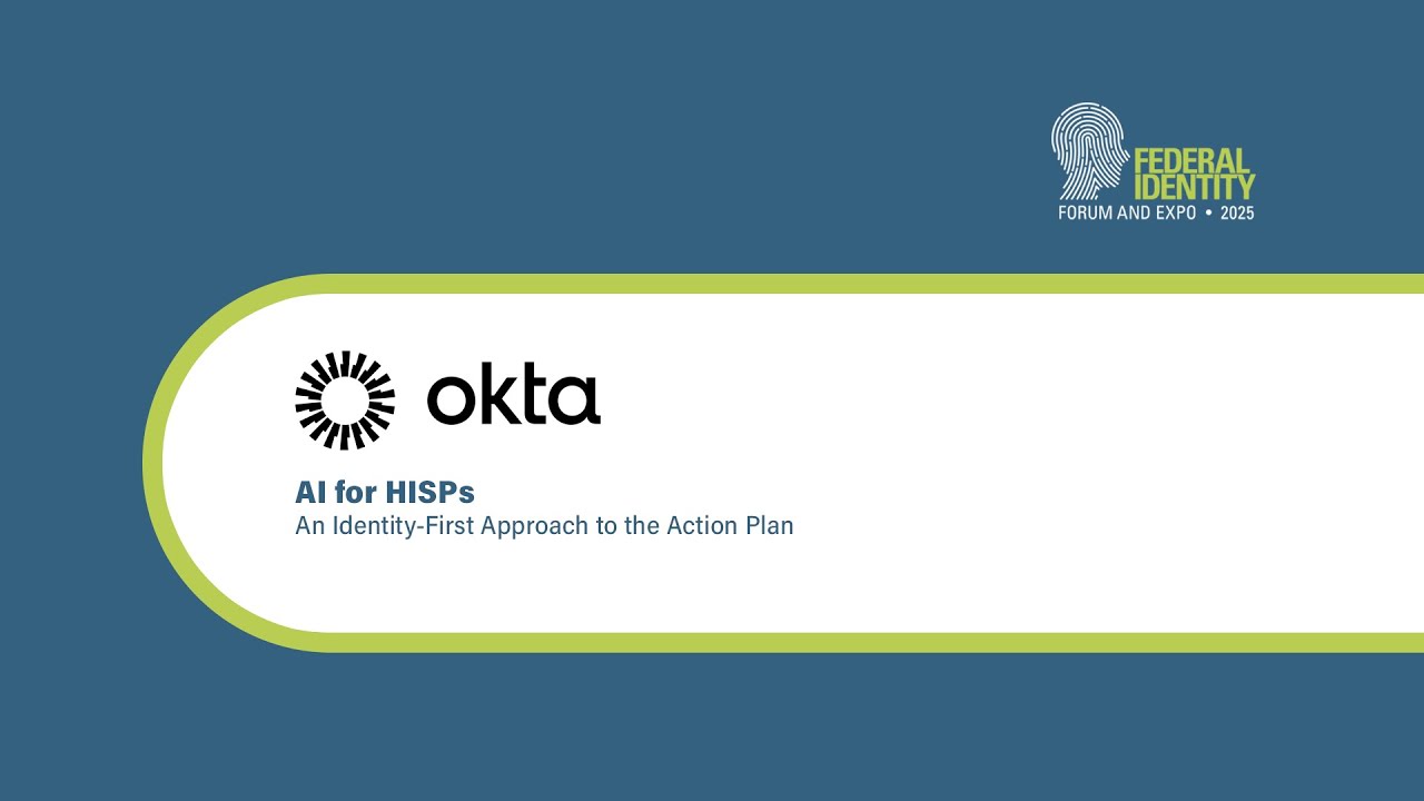 FedIDForumExpo's tweet card. Okta Presentation | FedID 2025 Innovation Theater Presentation