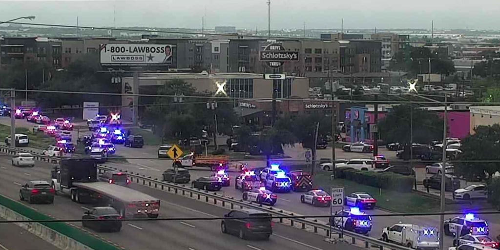 NBCNews's tweet card. Follow updates in the Dallas ICE facility shooting, where one person, and the suspect, are dead