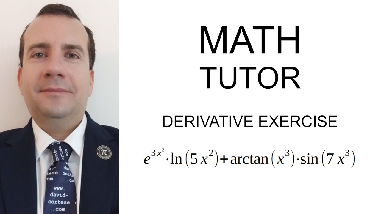 David_Cortese_'s tweet card. MATH TUTOR - DERIVATIVE EXERCISE