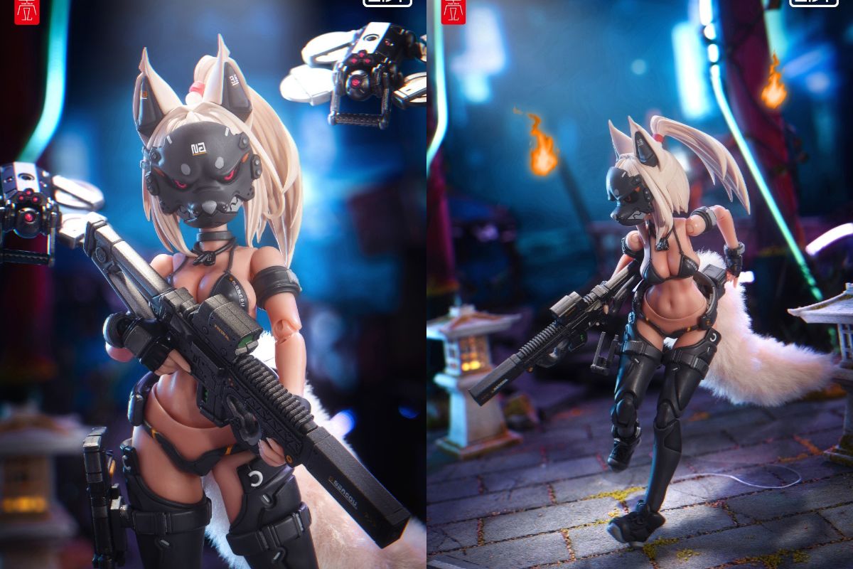 manga_week's tweet card. どうも、みなさんこんにちは！ 蝸之殼Snail Shellより、『RA-04 狐火戦姬』が可動フィギュア化！ 公式サイト 公式サイトはこちらから フィギュア情報 RA-04 狐火戦姬 公式から情報あり