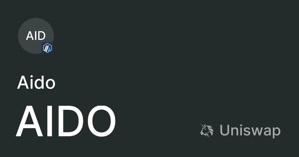 web3dolphinAI's tweet card. Get AIDO on Uniswap