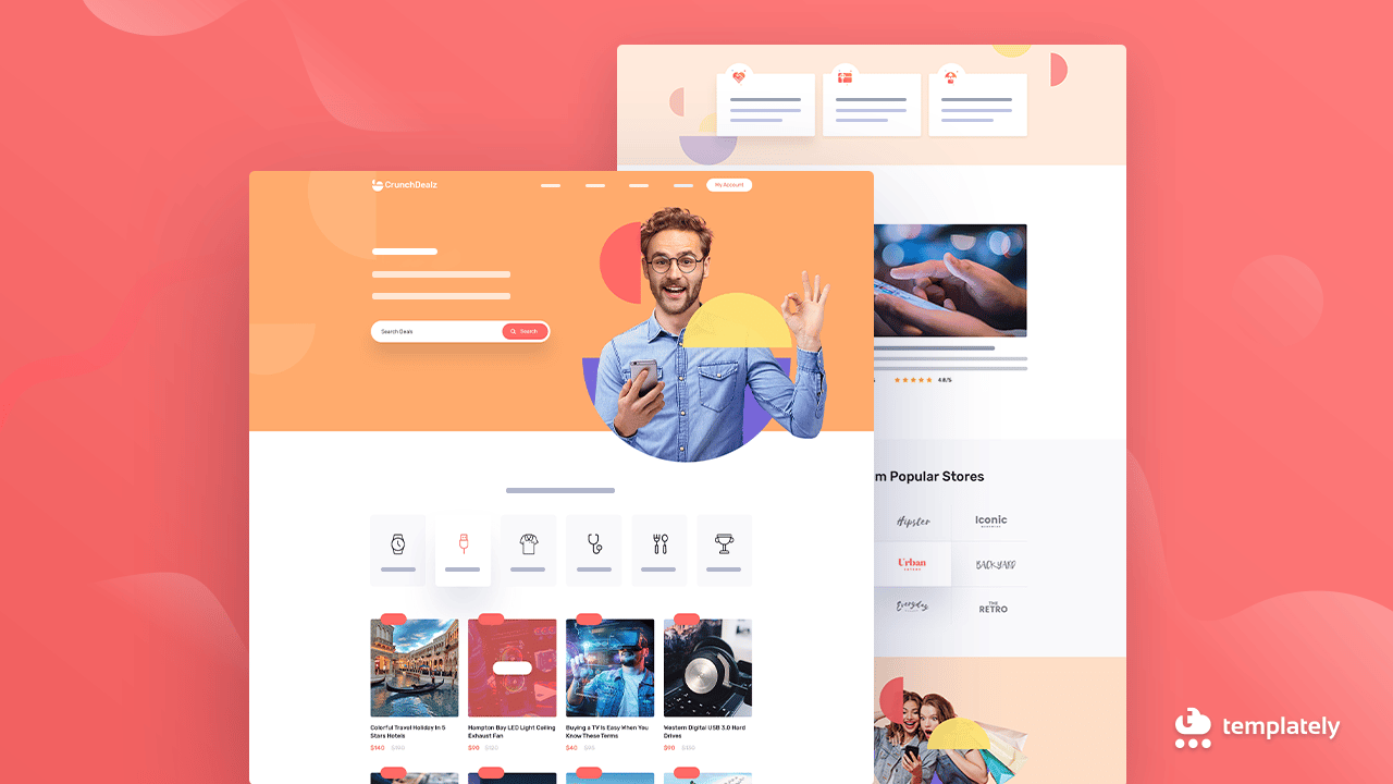 EssentialAddons's tweet card. Make a stunning WordPress deal page for any type of product beautifully without coding using ready Templately exclusive deal page templates for Elementor.