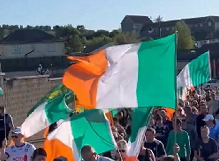 TheLiberal_ie's tweet card. Large crowds are gathering in Limerick this afternoon to fight back against a large ipas centre. The vibrant city of Limerick will pulse with the spirit of Irish patriotism as locals gather at...