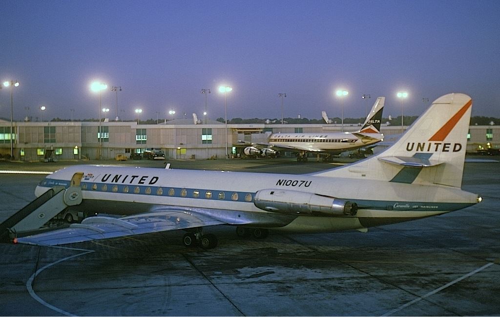 FlightDetect's tweet card. The United Airlines Caravelle safety card is a window into another era in aviation. Here are some of the fun details from this card.