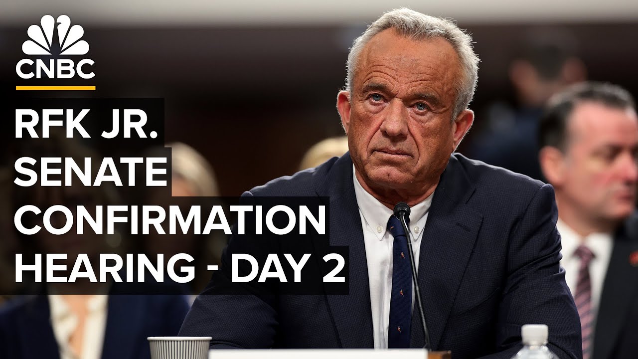 marucita_py's tweet card. RFK Jr. testifies on second day of Senate confirmation hearing for...
