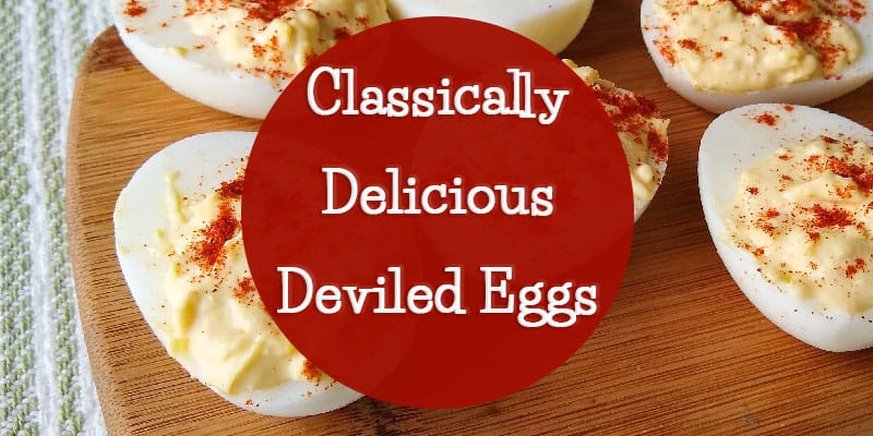 Mostly_Simple's tweet card. I can’t get enough deviled eggs lately! Growing up, we really only had them around Easter or at family get-togethers, but there’s absolutely no good reason to confine your deviled