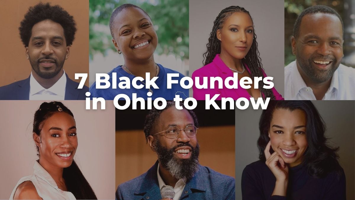 PopComTech's tweet card. Black founders still receive about 1% of all VC dollars in the U.S., but are building amazing companies. Check out 7 Black founders you should know.