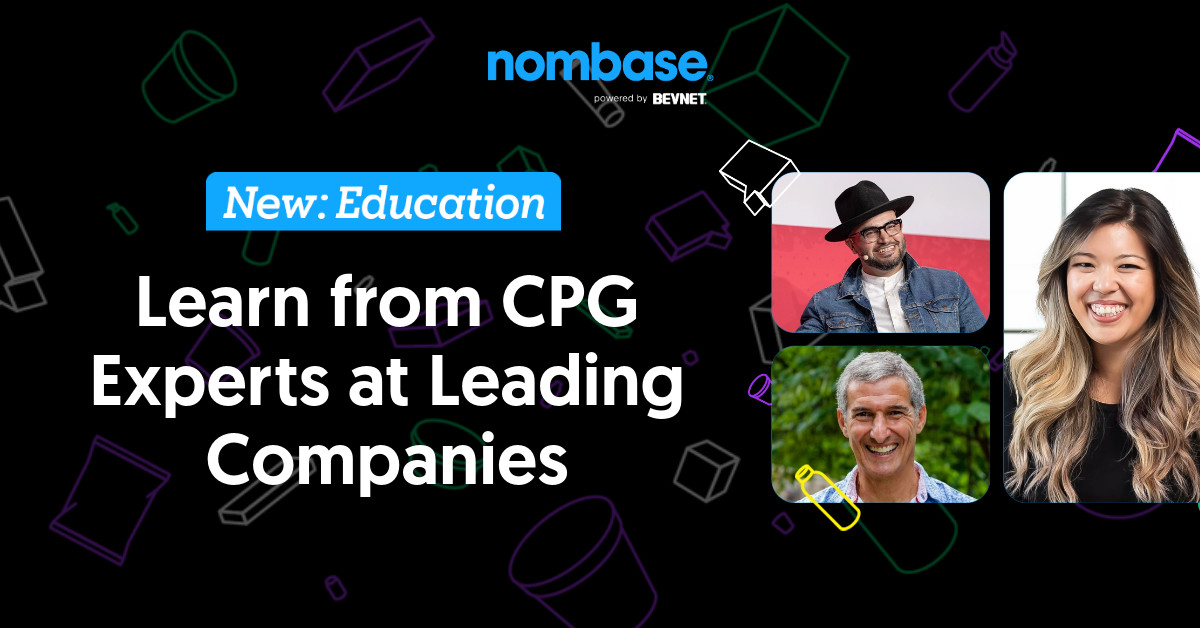 BevNETCraven's tweet card. BevNET CPG Media is excited to announce the launch of Nombase Education, a new Insider-exclusive learning platform designed to provide founders and operators across the food, beverage, and beer...