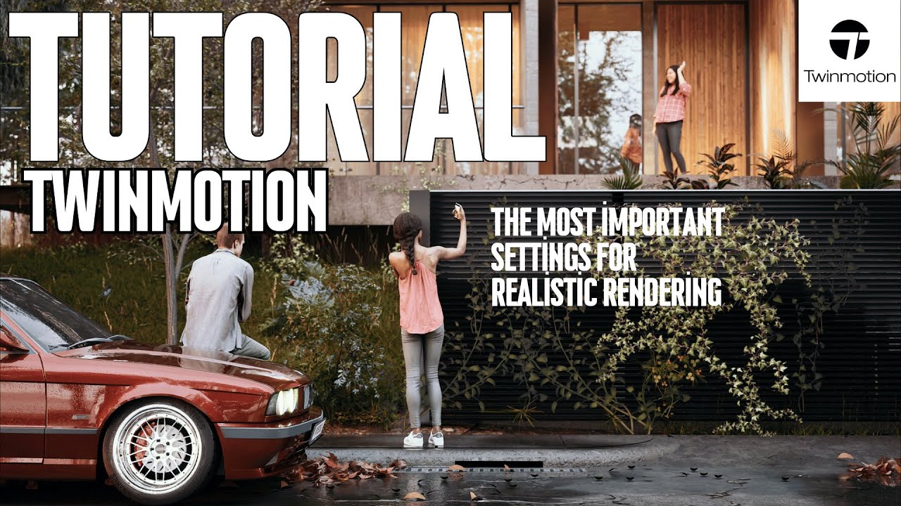 u_sen's tweet card. Twinmotion Tutorial - The most important settings for Realistic...