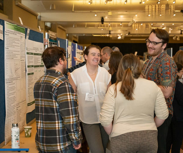 CSUGSC's tweet card. At this interdisciplinary event, graduate students showcase their scholarly work, network, and compete for scholarships in research, artistry, technology, business, and interdisciplinary work. 