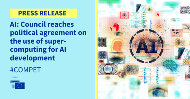 EuroHyPerCon's tweet card. The Council has reached a political agreement on a regulation to expand the objectives of the European High Performing Computer Joint Undertaking, aimed at boosting Europe’s leadership in artificial...