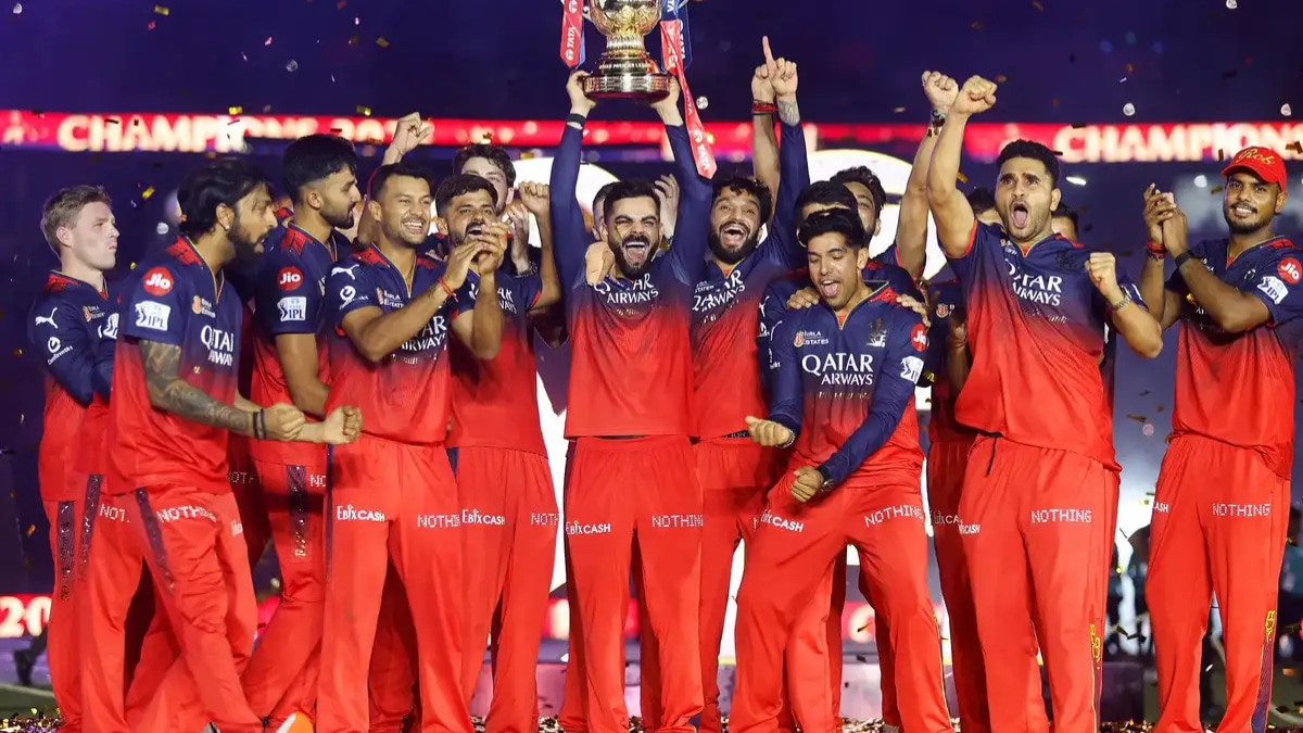 LalitKModi's tweet card. Adar Poonawalla hints at buying Royal Challengers Bengaluru ahead of IPL 2026. USL puts franchise up for sale with a $2 billion valuation, Lalit Modi highlights record investment potential.