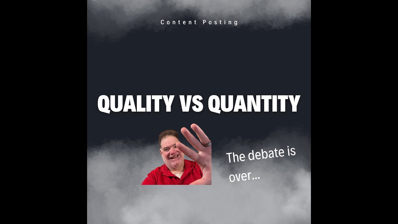 wrightimc's tweet card. Quantity vs. Quality - the debate is over.