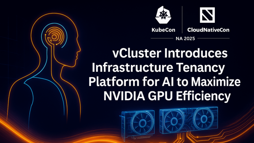 vcluster's tweet card. vCluster unveils its Infrastructure Tenancy Platform for AI, delivering higher GPU utilization, faster provisioning, and lower costs.