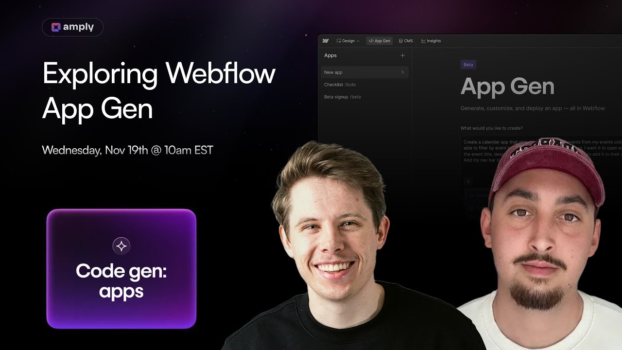 galluzzo_julian's tweet card. Exploring Webflow App Gen
