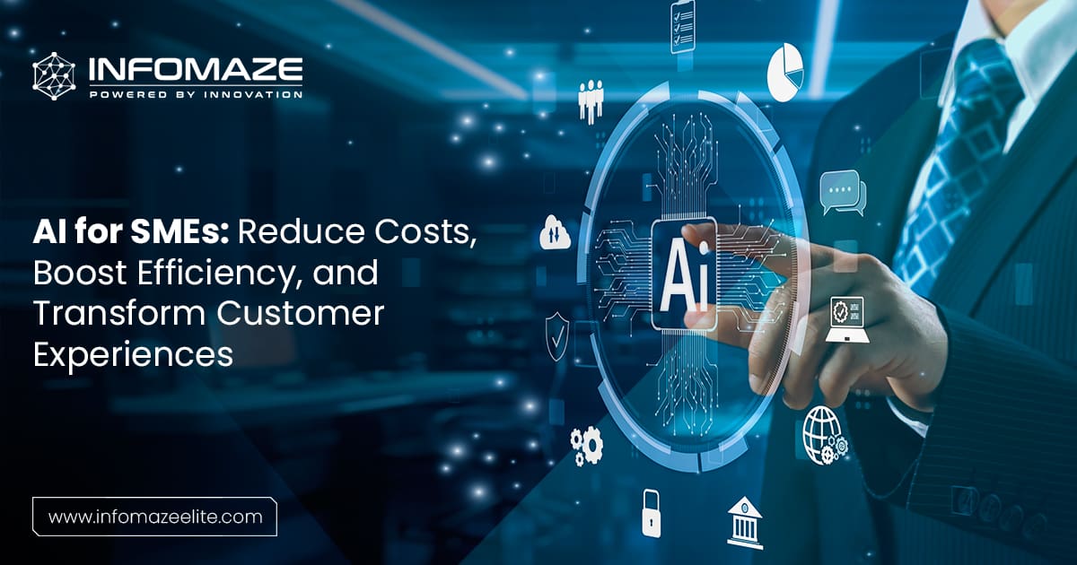 Soft_developmen's tweet card. Discover how AI process automation for SMEs boosts efficiency, cuts costs, and drives growth. Explore real AI use cases for small and medium businesses.