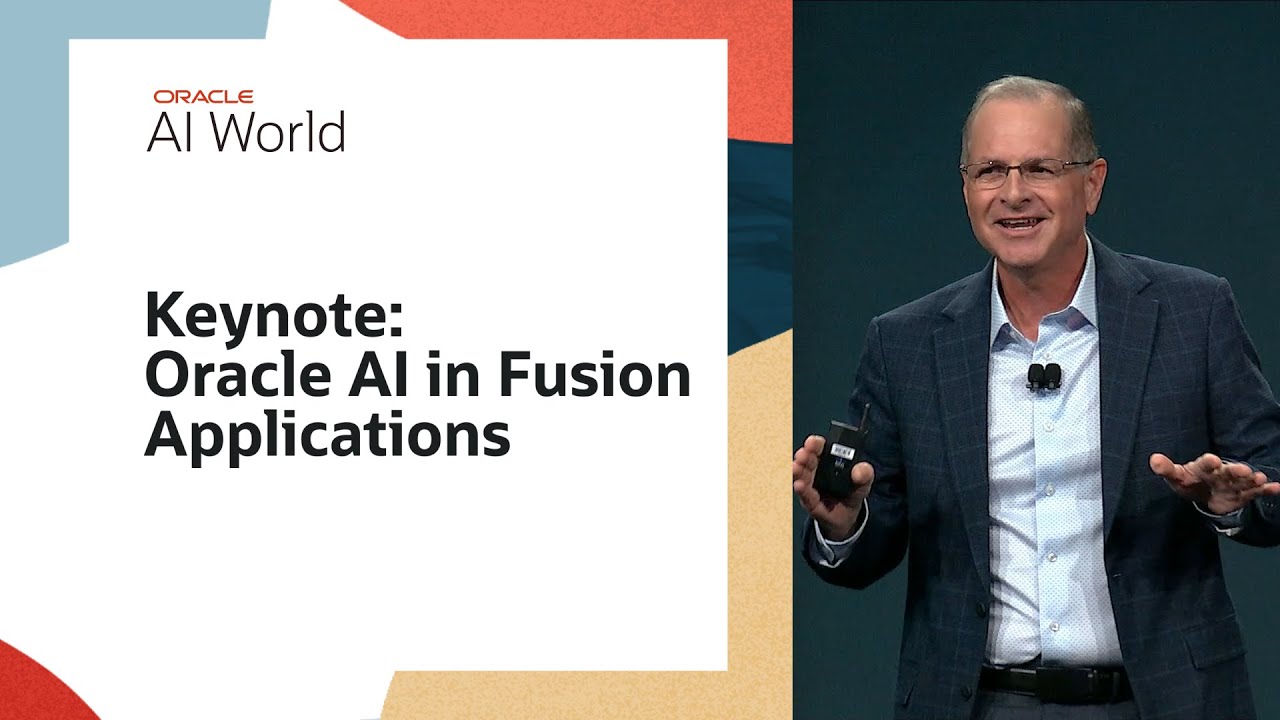 Oracle's tweet card. What’s New and Next for Oracle AI in Fusion Applications: Oracle AI...