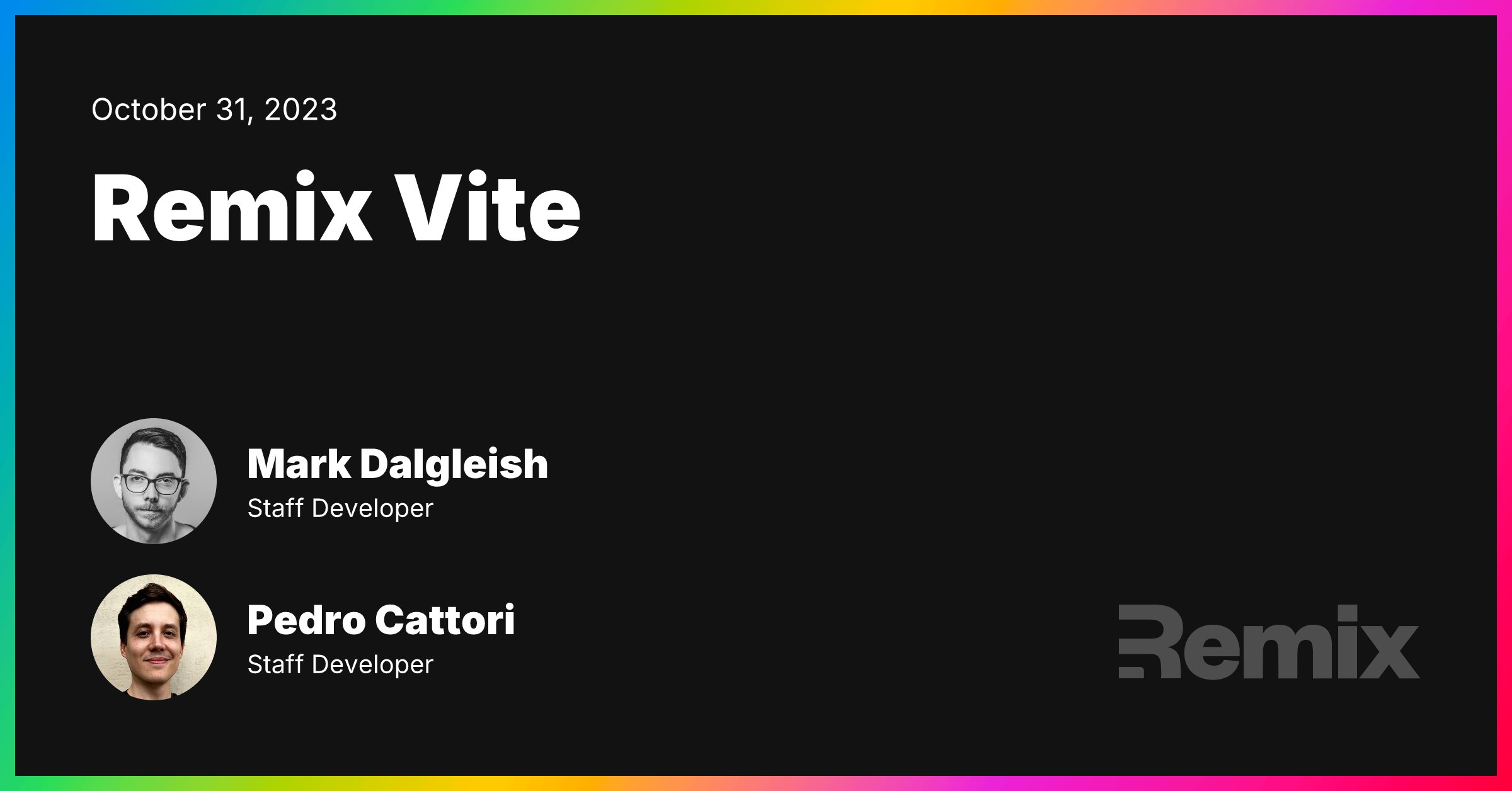 remix_run's tweet card. Today we’re announcing that unstable support for Vite is available in Remix v2.2.0!