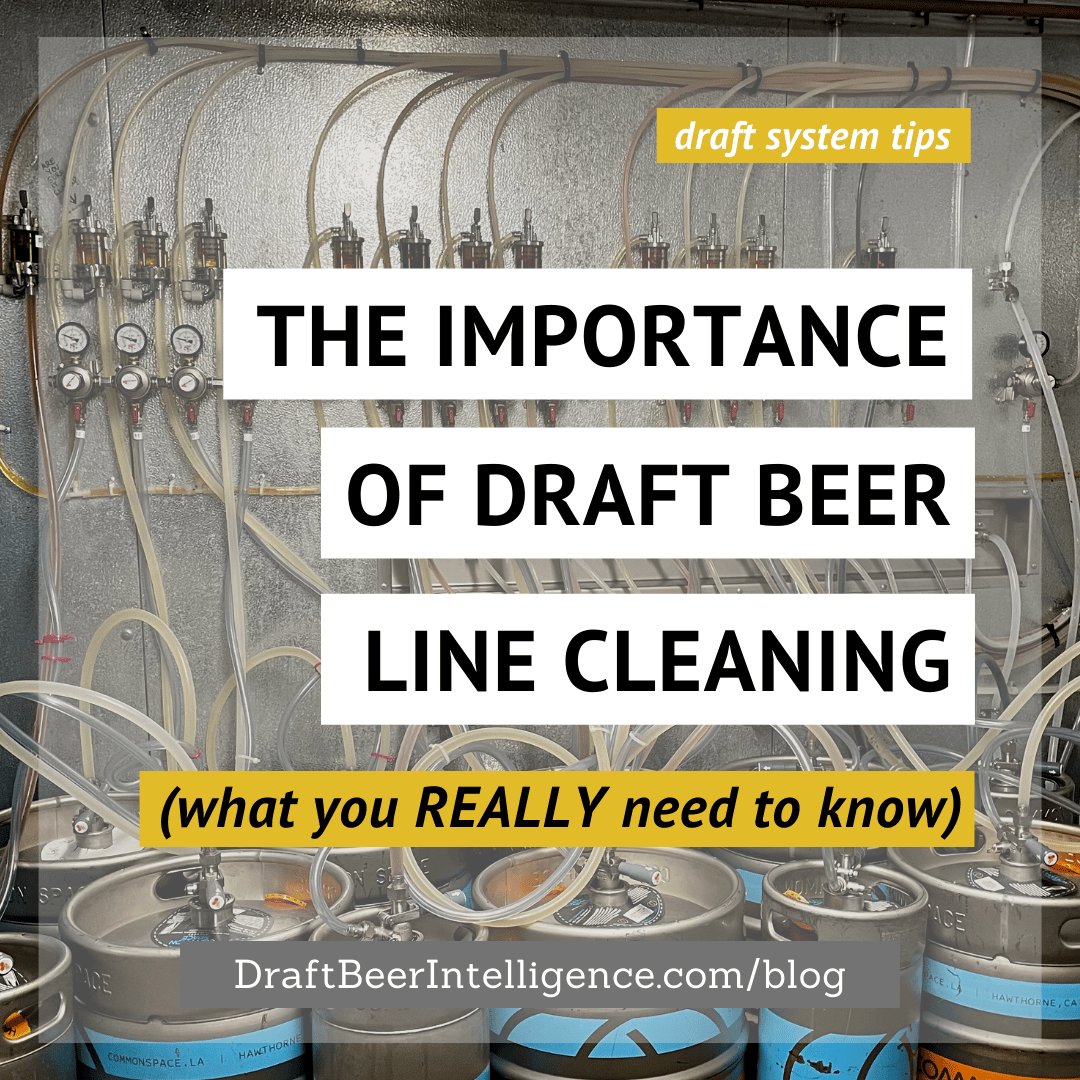 draftbeerintel's tweet card. Beer IS food - and that's why proper draft beer line cleaning is so important. The lines that carry this liquid food need to be clean to ensure the appearance, aroma, and flavor experience intended...