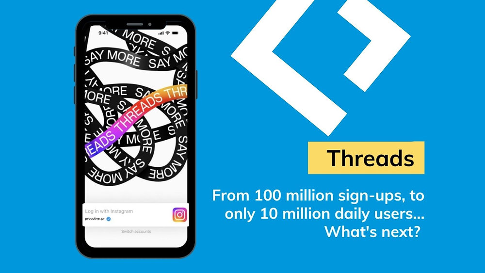 Proactive_PR's tweet card. With new developments around the corner, does Threads continue to hold promise for businesses? Let’s take a look