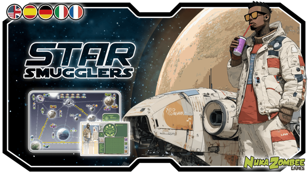 analogrodd's tweet card. Get your ship combat-ready and set off on an interplanetary contraband adventure! || Roll and Write | PNP | Sci-Fi | Solo/Co-op/PVP ||