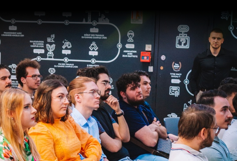 GamingCampus's tweet card. JPO Gaming Campus : 1h pour tout savoir sur nos 3 écoles d'enseignement supérieur spécialisées aux métiers du jeu vidéo.