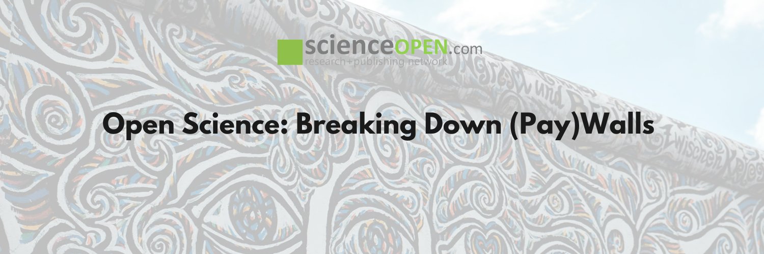 Science_Open's tweet card. November 9 marks a historic day of breaking barriers: the fall of the Berlin Wall. It’s a powerful reminder of the importance of dismantling walls, whether physical or intellectual, for the sake of...