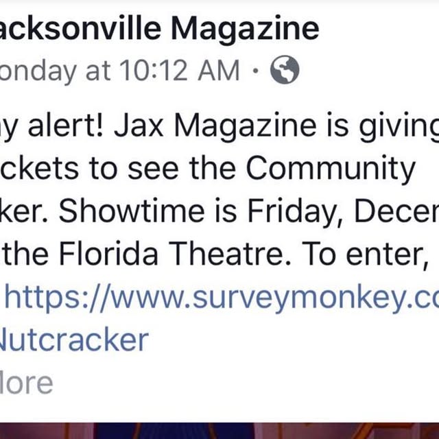 JaxNutcracker's tweet card. The Community Nutcracker (@jaxnutcracker) • Instagram photo