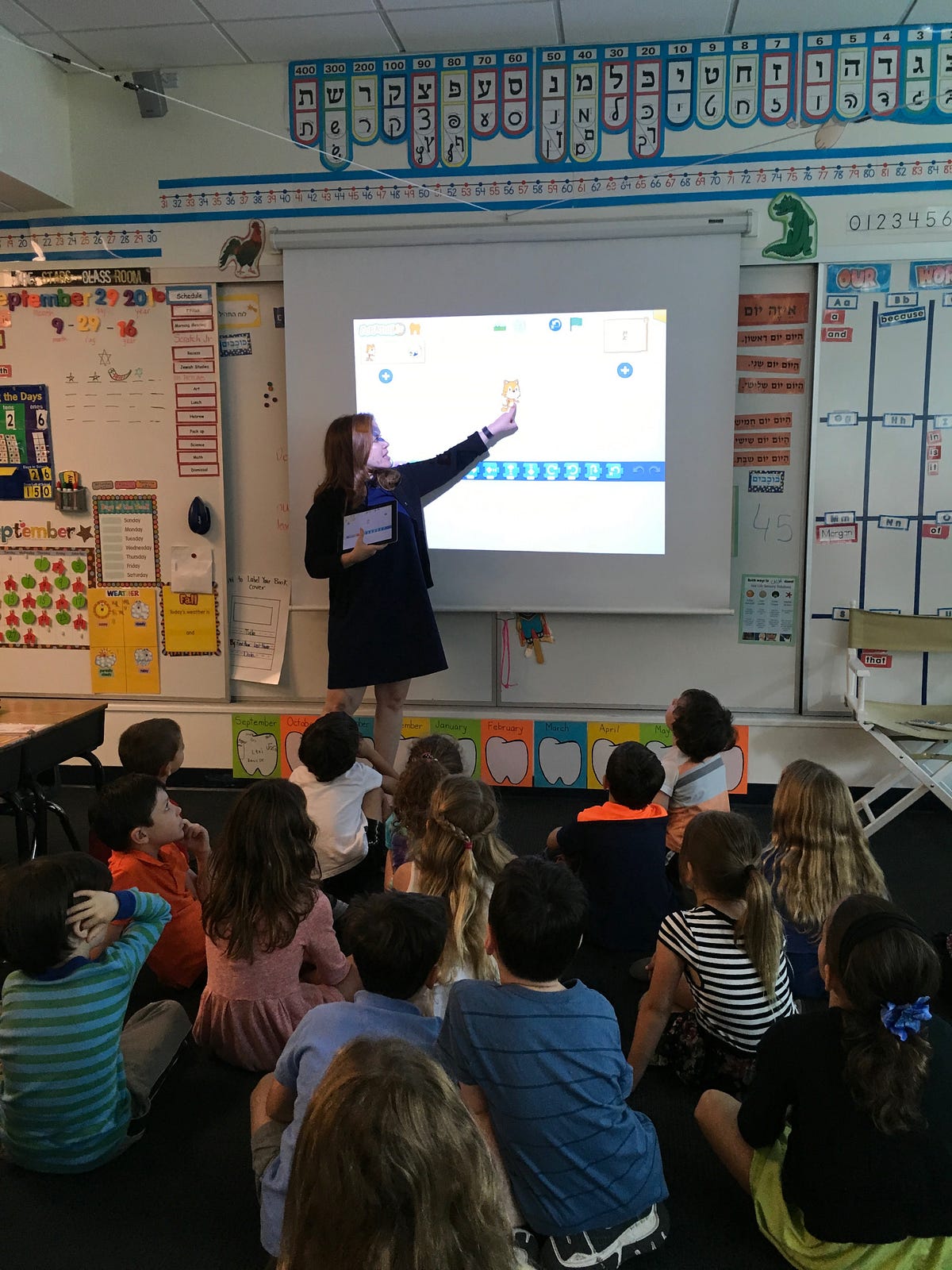 KodingKids's tweet card. Using ScratchJr to expand literacy