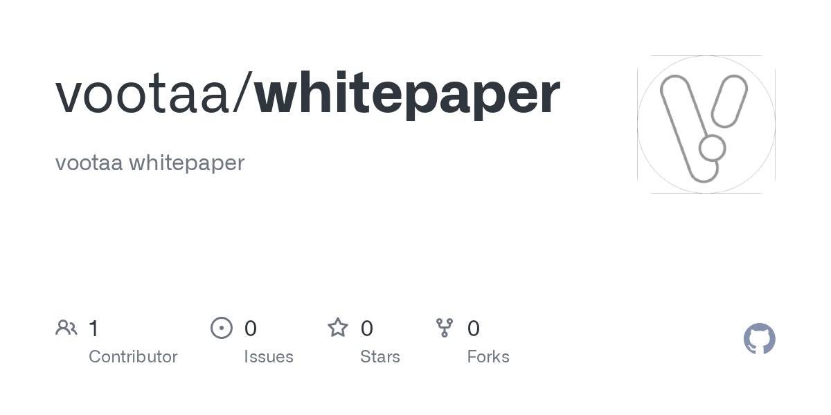 KadenaSpaceMan's tweet card. vootaa whitepaper. Contribute to vootaa/whitepaper development by creating an account on GitHub.