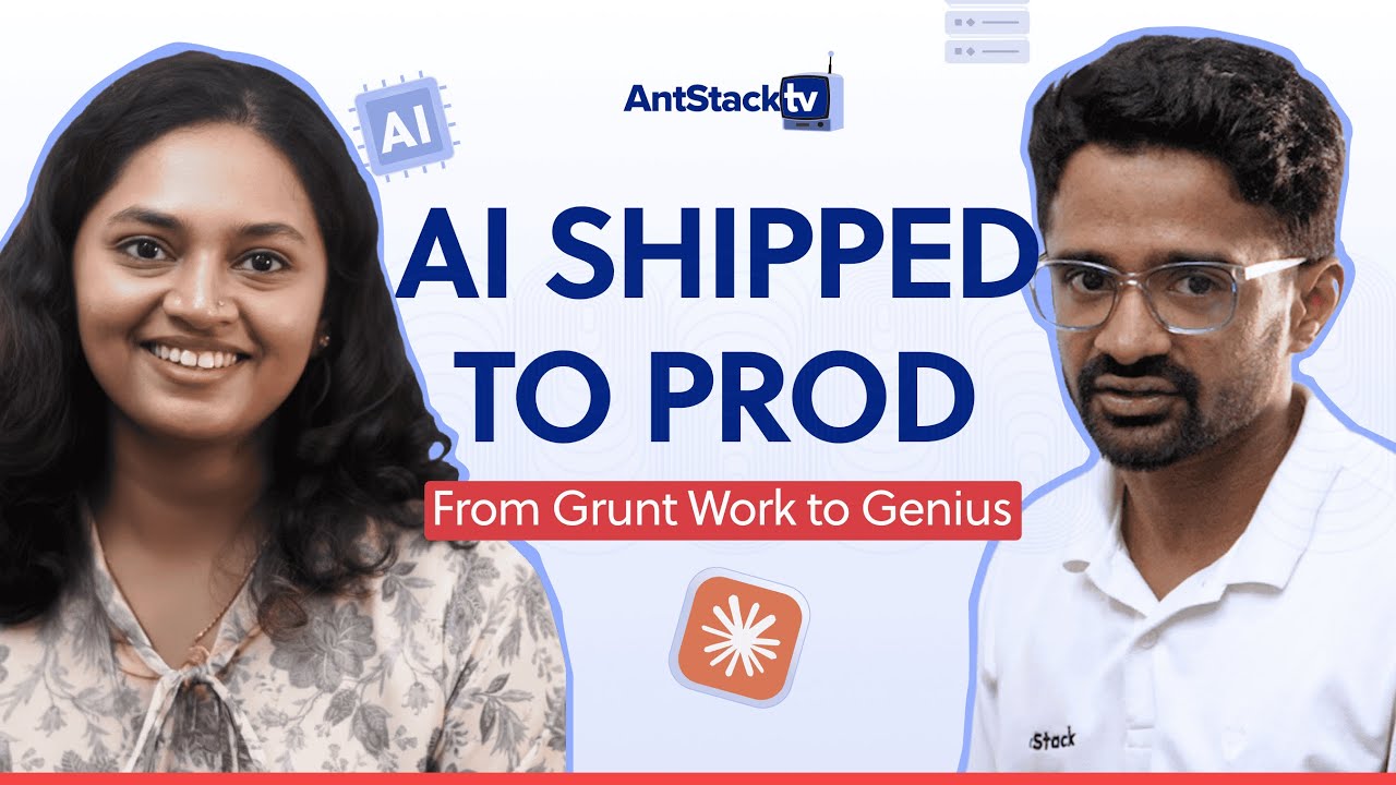 AntStack's tweet card. We Let AI Deploy to AWS, Here’s What Happened Next | AntStack TV