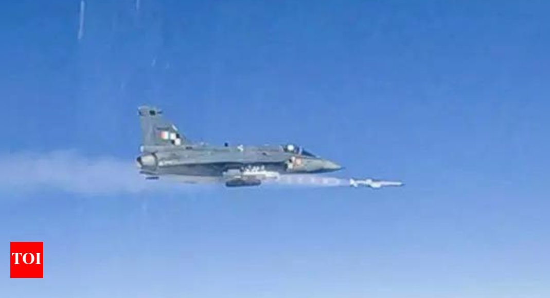 DefenceMinIndia's tweet card. India News: India has received the second GE-404 engine from the US for its LCA Mark 1A fighter jet program, with more deliveries expected this fiscal year. Hindu