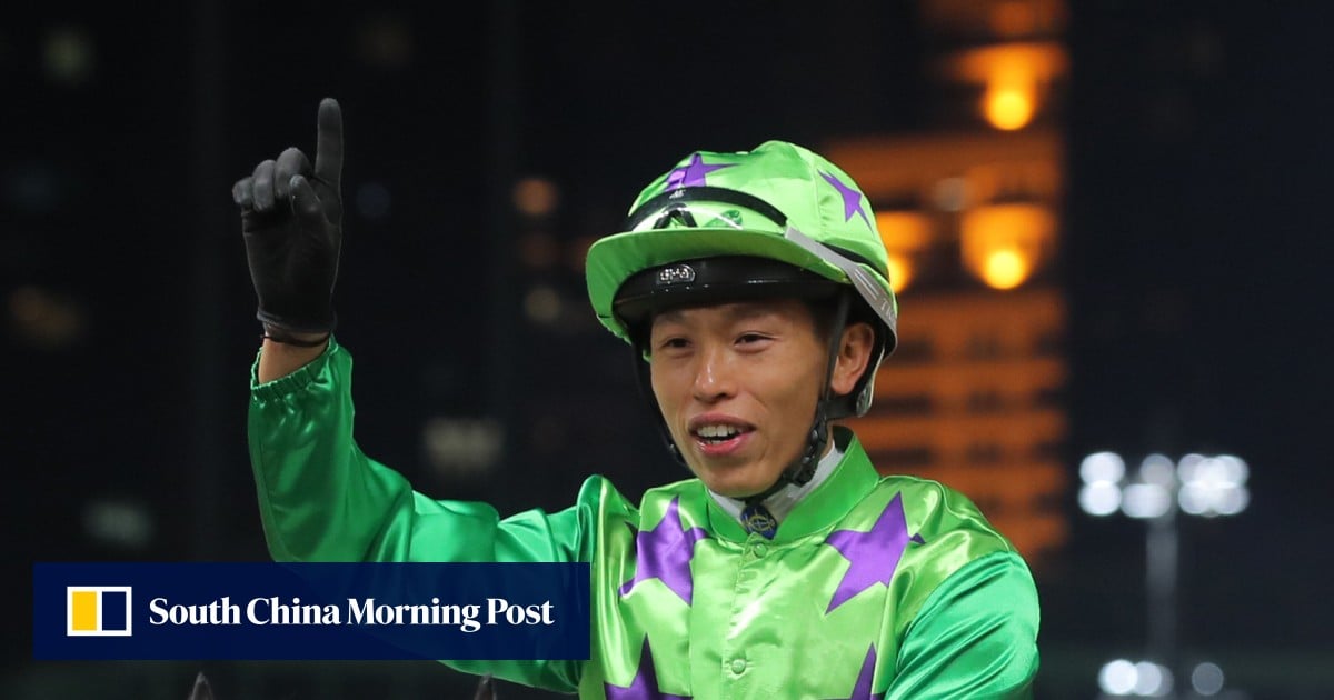SCMPRacingPost's tweet card. Vincent Ho Chak-yiu and Jerry Chau Chun-lok continued their duel for the local riders’ spot at next month’s Longines International Jockeys’ Championship (IJC) at Happy Valley on Wednesday night, with...