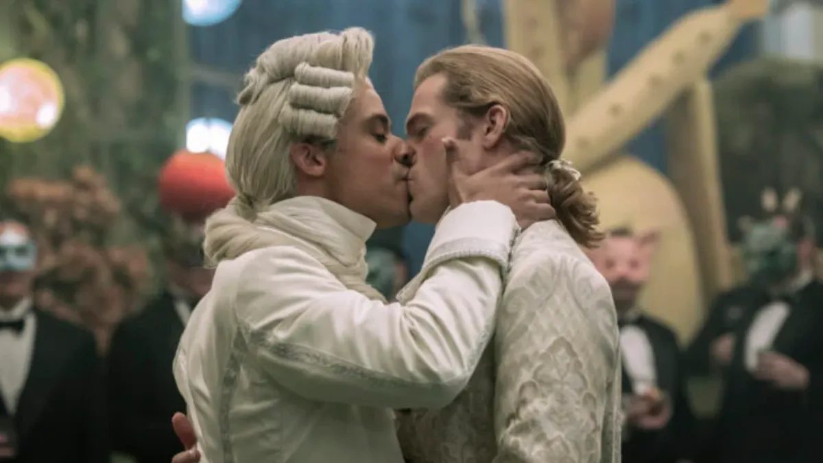 nerdist's tweet card. Queer people deserve the queerness of Interview with the Vampire. Its commitment to everyone being queer lets queer people see themselves.