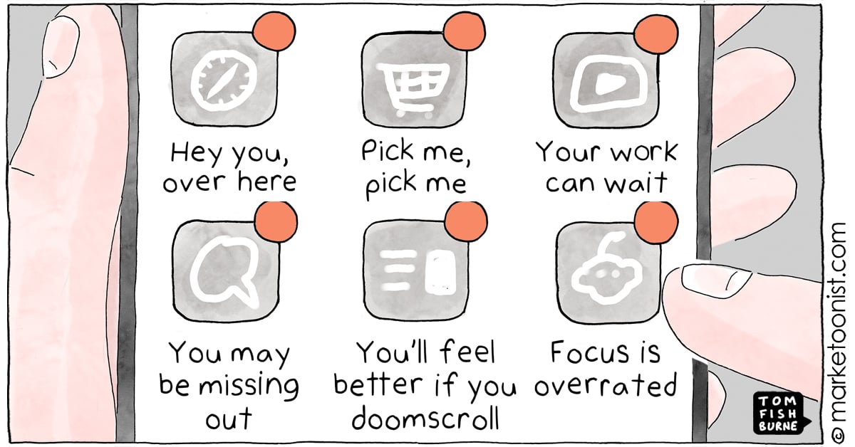 chasethisnow's tweet card. We need to find time for focus to do our best work. Ironically some of the tools we use to make us more productive are designed to steal focus. Distraction is the default setting. Some of this...