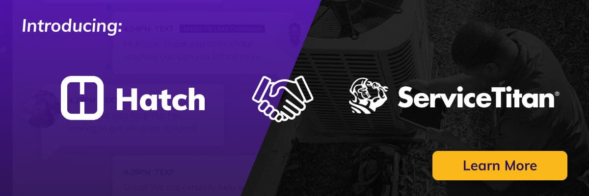 usehatchapp's tweet card. Learn how to leverage the full Hatch + ServiceTitan integration to maximize your efficiency and provide exceptional customer experiences.