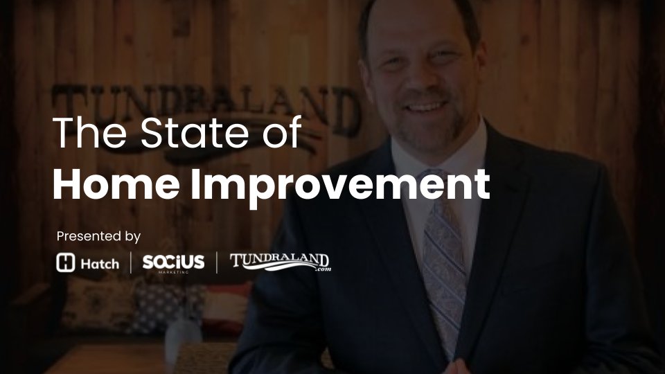 usehatchapp's tweet card. Discover how successful remodelers are taking advantage of changing trends by joining this free questions-driven webinar featuring Brian Gottlieb, Founder and CEO of Tundraland Home Improvements.