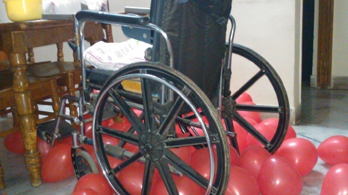 KBeesam's tweet card. Implement mandatory disability etiquette training in Hyderabad