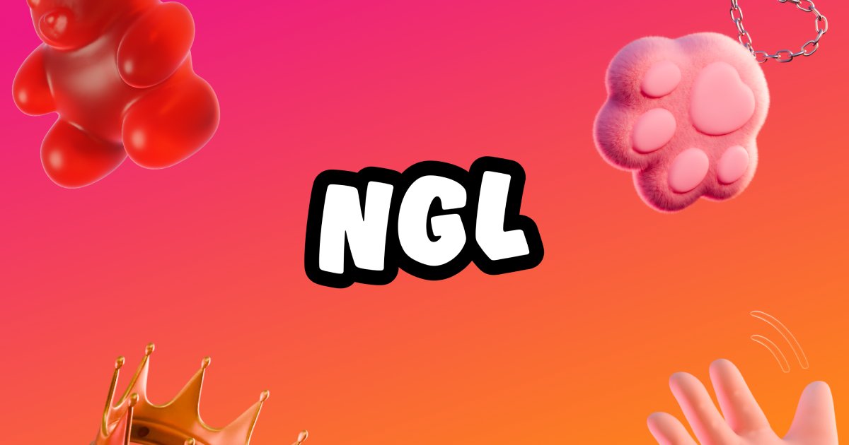 aoliao1378's tweet card. NGL is a new way to q&a; the app provides a safe space for users to connect with friends and be their authentic selves. NGL launched in November 2021 in Venice Beach, and has since helped more than...