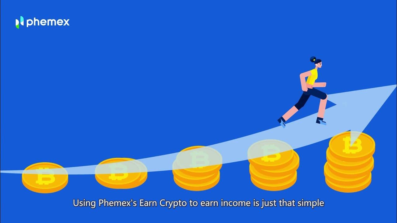 Phemex_official's tweet card. Earn Crypto