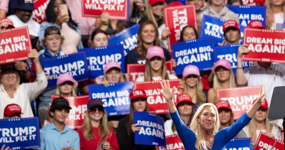 ajconwashington's tweet card. Rep. Marjorie Taylor Greene's split with President Donald Trump is due in part to Trump's shifts on hot-button issues, while she remains ideologically consistent.