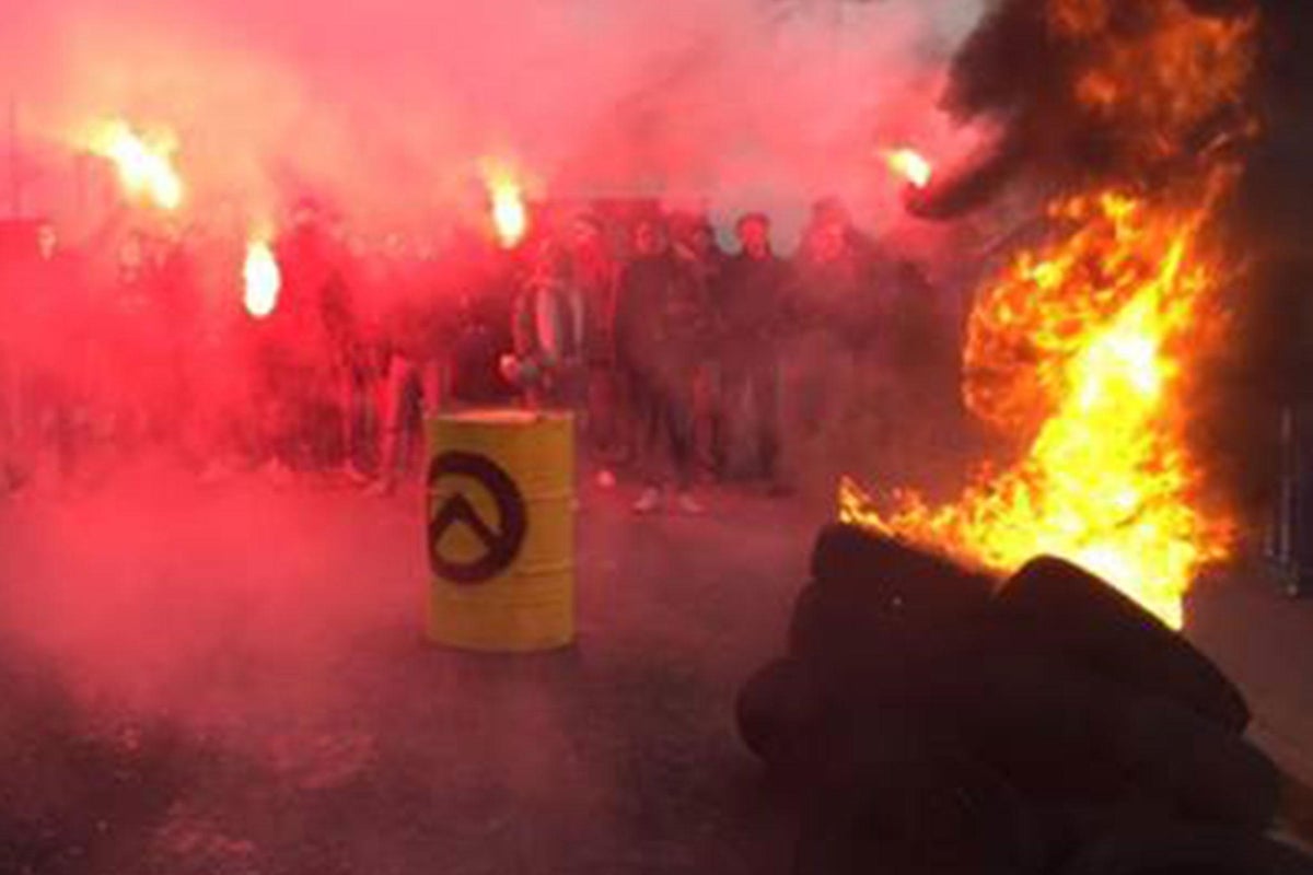 PostRefRacism's tweet card. Key figures from the European Identitarian movement have met in London 'to discuss starting new UK branch'